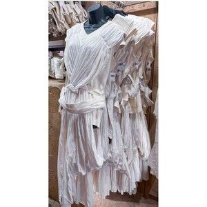 Disney Parks Costume Star Wars Rey Skywalker 1X Galaxy's Edge‎ Cosplay White
